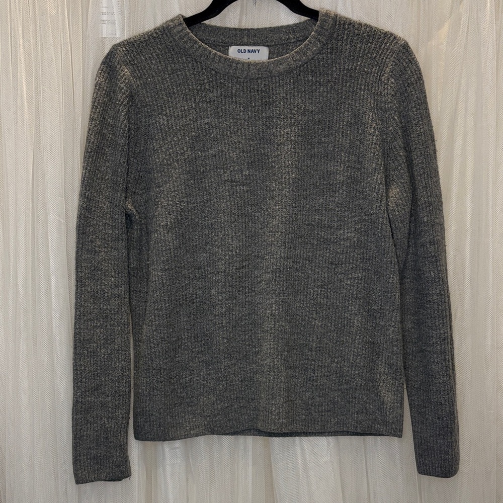 🔥4/$20 Old Navy Gray Women's Sweater - Crew Neck🔥
